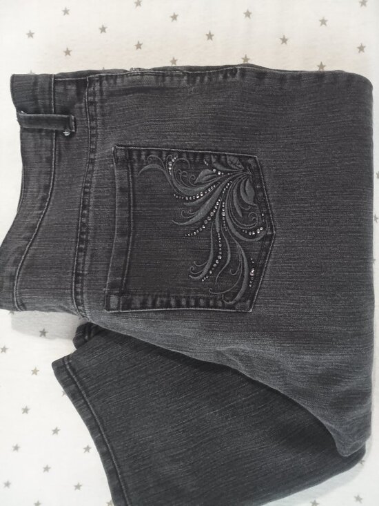 Gloria Vanderbilt Amanda Jeans Size 14 - Picture 4 of 4